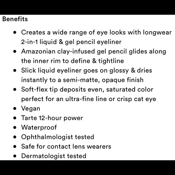 🌟Tartiest Double-Take Dual Ended Eyeliner, Black✒️〰️✔️ - Picture 7 of 7